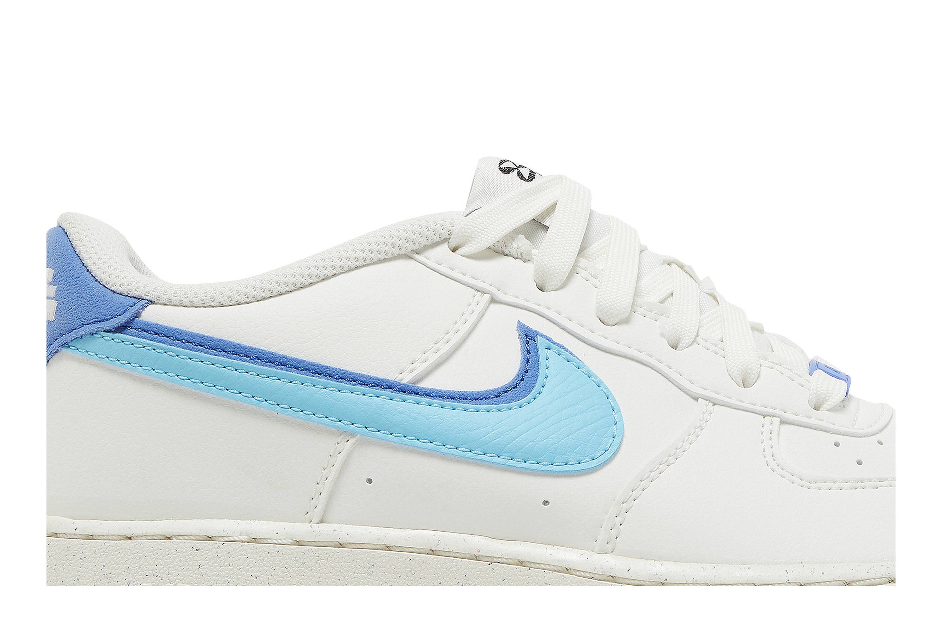 (Grade School) Nike Air Force 1 LV8 ‘Sail Medium Blue’ DQ0359-100