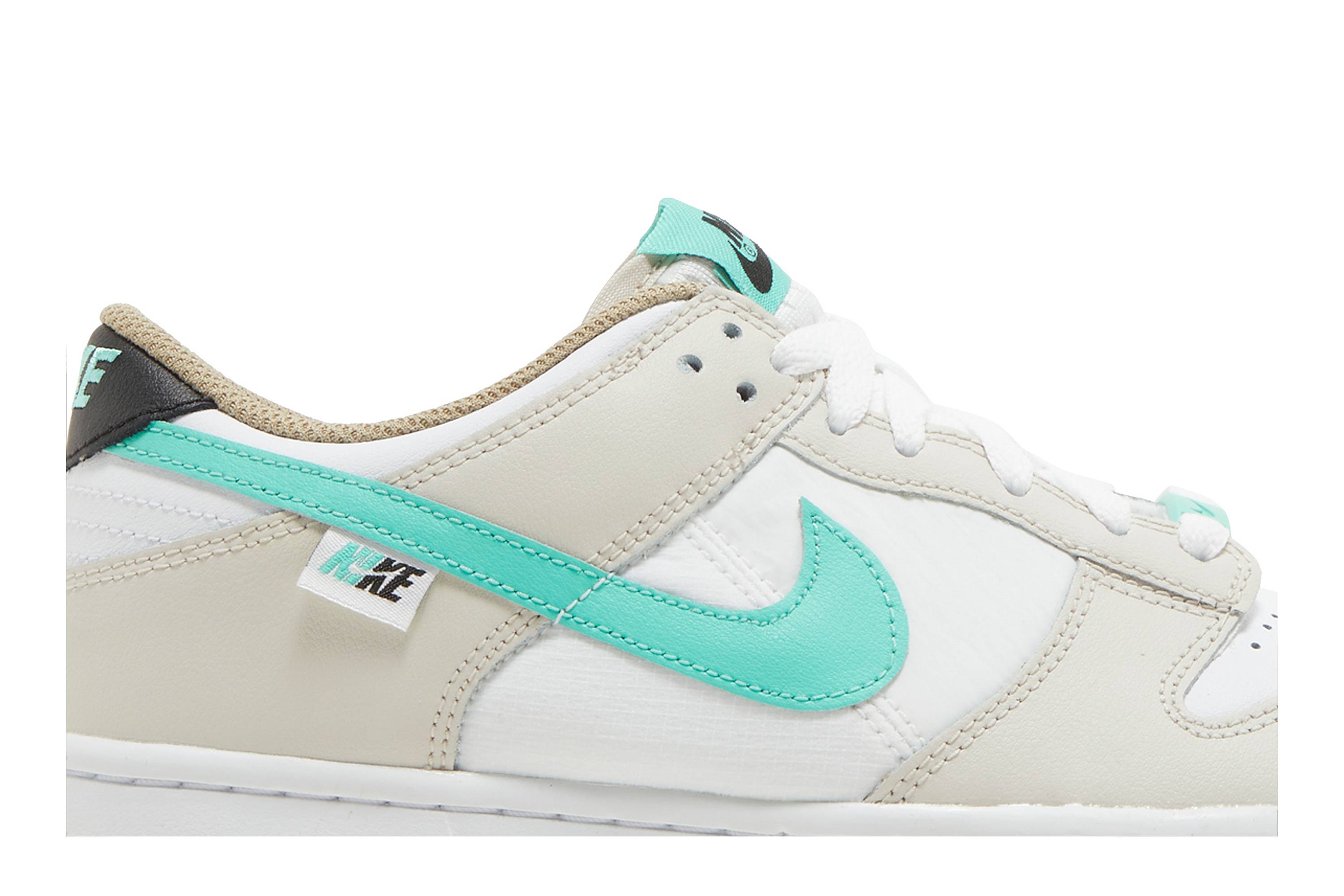 (Grade School) Nike Dunk Low ‘Split Seam White Tan Mint’ DX6063-131