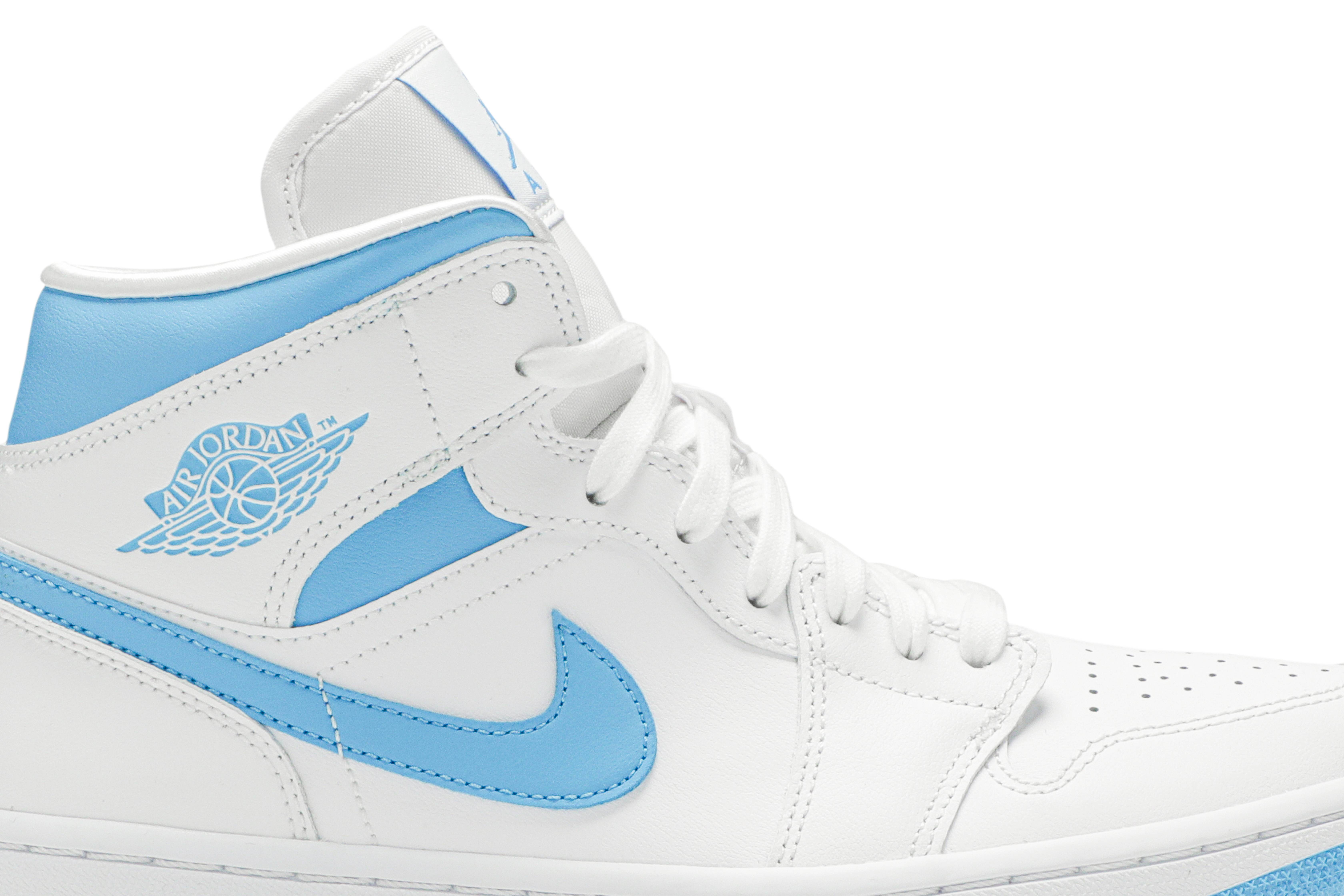 (Women) Air Jordan 1 Mid ‘UNC’ BQ6472-114