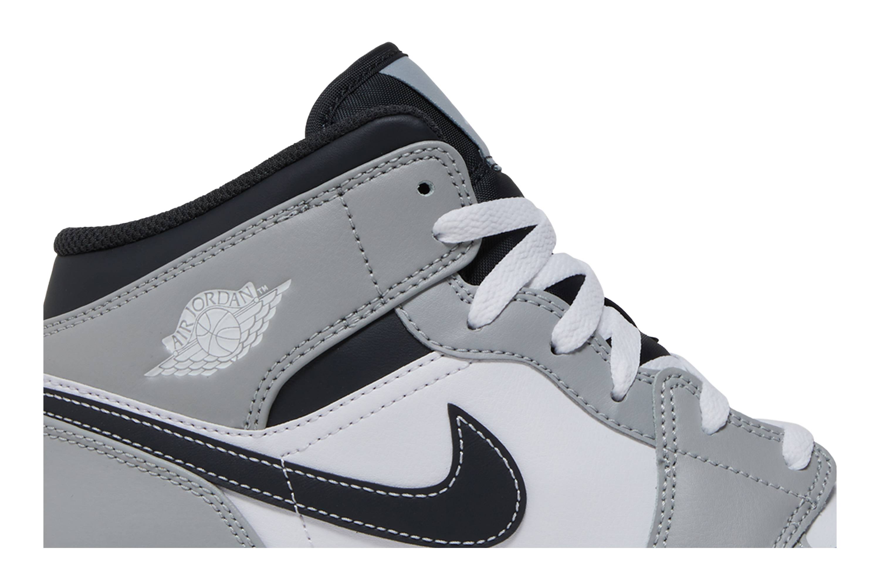 (Grade School) Air Jordan 1 Mid ‘Greyscale’ 554725-078